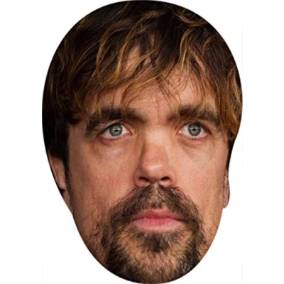 Image of FoxyPrinting Peter Dinklage Tyrion Lannister Tv Movie Star Celebrity Cardboard Party Face Mask Fancy Dress