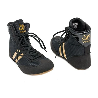 Image of Boxing Boots Mens Boys Footwear Shoes (3 UK) Black