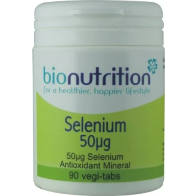 Image of Bio Nutrition Selenium 50µg : Antioxidant Mineral 90 vegi tabs