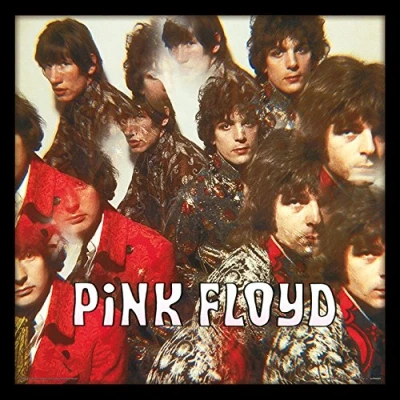 Image of Pink Floyd The Piper at Gates of Dawn 12&quot; Album Cover Framed Print, MDF, Multi Colour, 32 x 1.5 cm