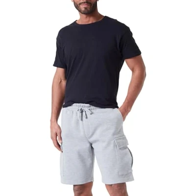 Image of Koton Men&#039;s Cargo Shorts Pocket Detailed Drawstring, Grey(031), S