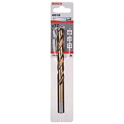Image of Bosch 2608596771 12.0 x 101 151 mm DIN338 HSS TiN Drill Bits