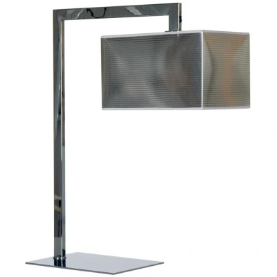 Image of Maxima Table Lamp With Shade Chrome