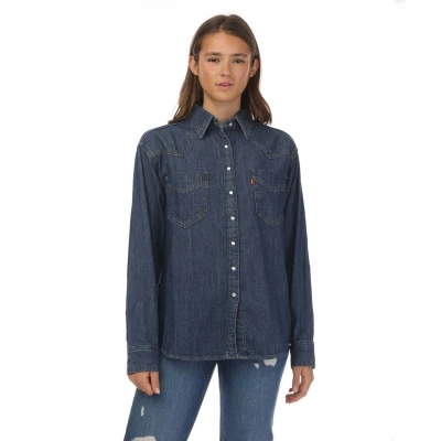 Image of Levi&#039;s Women&#039;s Donovan Western Shirt, Air Space 3, M