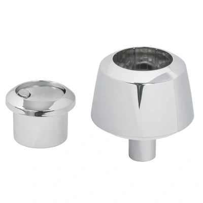 Image of GROHE Push Button and Escutcheon Matt Chrome/Chrome 42311PI0