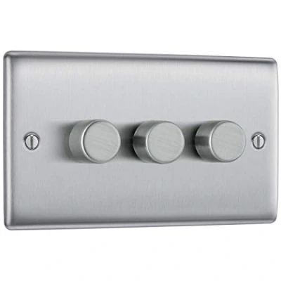 Image of BG Electrical Triple Dimmer Switch