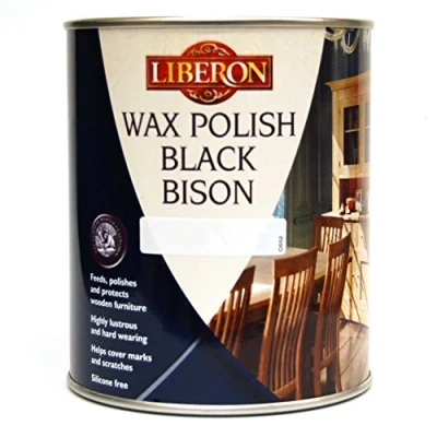 Image of Libéron Black Bison Wax Paste, 1 Liter (Antique Pine), Wood &amp; Furniture Polishing and Protecting