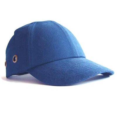 Image of Safety Baseball Cap Hard Hat Bump Vented Fastening Adjustable (Royal)