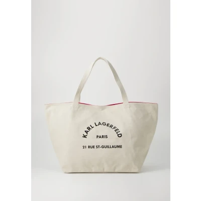 Image of KARL Lagerfeld Unisex Tote bag, Size: One Size, Natural