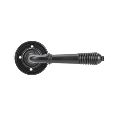 Image of From The Anvil Aged Bronze Reeded Lever on Rose Set