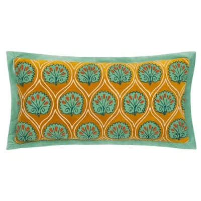 Image of Paoletti Casa Embroidered Polyester Filled Cushion