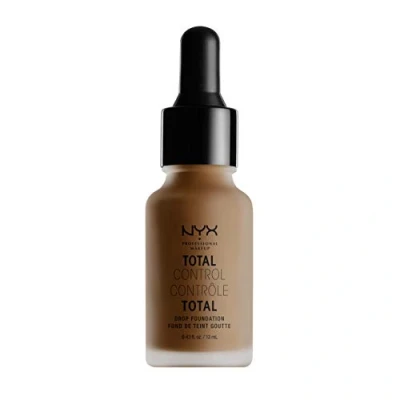 Image of NYX Professional Makeup Total Control Drop Foundation, Precise Dosage, Buildable Coverage, Long Lasting, Vegan Formula, Matte Finish, Shade: Deep Rich