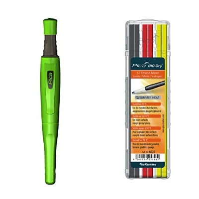 Image of PICA BIG Dry 1 x Marker + 12 Refills 6070 Graphite Summer Heat