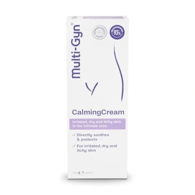 Image of Multi Gyn Calmingcream 50g Directly Soothes Itching and Irritation Intimate Care Fragrance Free with Aloe Extract Dermatologically Tested