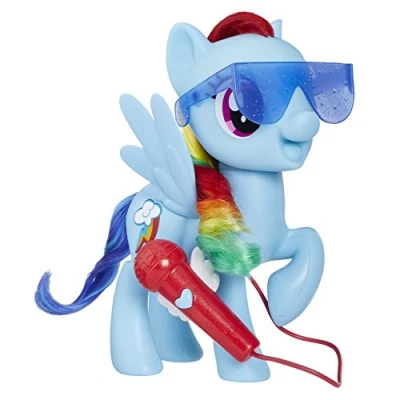 Image of Hasbro E1975100 Great Singing Rainbow Dash Doll with Voice and Sound Function