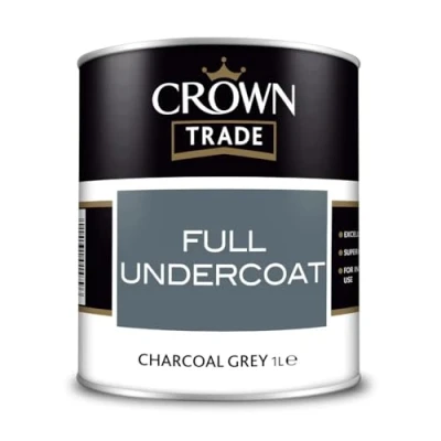 Image of Crown Trade Charcoal Grey Full Undercoat 1l