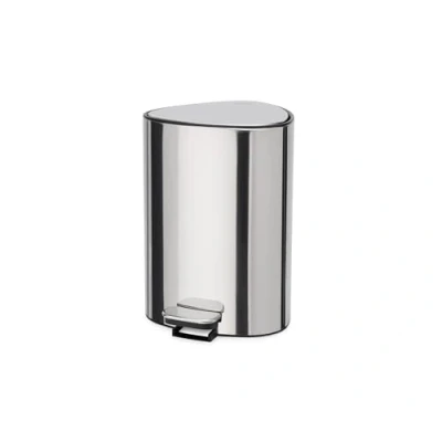 Image of Joseph Easystore Luxe Stainless Steel 5 Litre Pedal Bin With Liner Storage, Soft Close Lid, Removable Inner Bucket, For Bathroom, Bedroom, Office