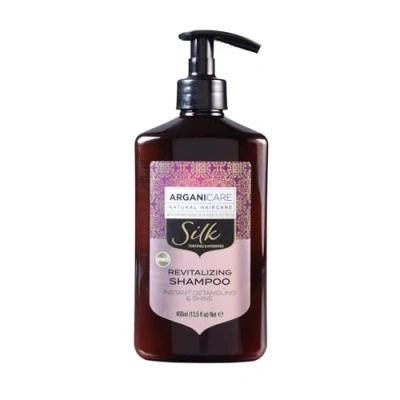 Image of SHAMPOING REVITALISANT A LA PROTEINE DE SOIE 400 ML ARGANICARE