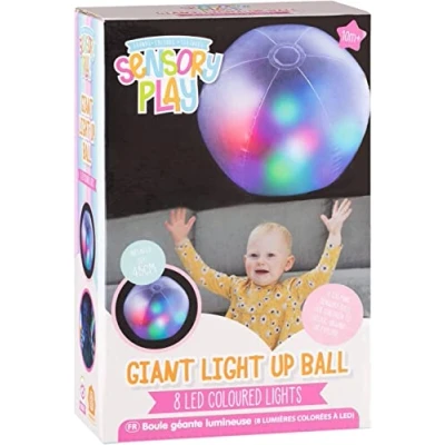 Image of Sensory Play Giant Light Up Ball See Through With LED Lights