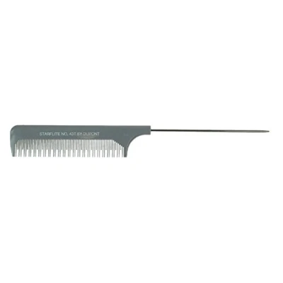 Image of STARFLITE Famous &#039;Grey&#039; Hair Comb SF43T Back Combing Pin Tail 215mm