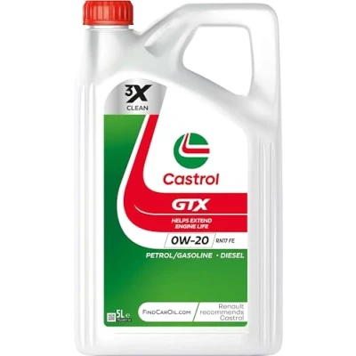 Image of Castrol GTX 0W 20 RN17 FE 5L