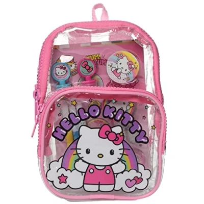 Image of Hello Kitty Clear Mini Activity Backpack 100+ Creative Activities