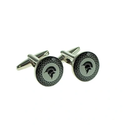 Image of Ancient Greek Battle Helmet Cufflinks X2BOC230