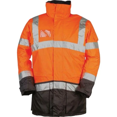 Image of Sioen Hi vis Lightflash Medium Orange &amp; Navy Jacket
