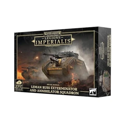 Image of Games Workshop Horus Heresy Legions Imperalis: Leman Russ Exterminator and Annihilators Squadron [Epic Scale]