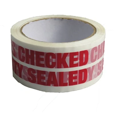 Image of Triplast 48 mm x 66 m Contents Checked Printed Low Noise Parcel Packing Tape (Pack of 24)