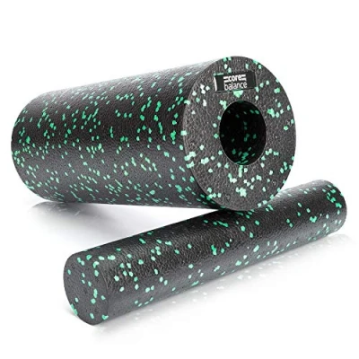 Image of Core Balance Foam Roller for Muscle Massage High Density EPP 2 in 1 Massager