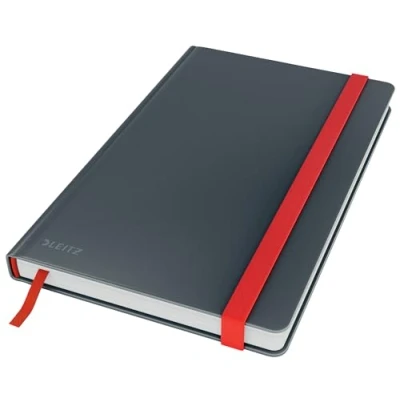 Image of Leitz A5 Ruled Hardcover Notebook, 80 Sheet, Cosy Range, Velvet Grey, 448100189
