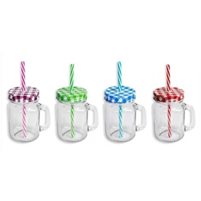 Image of 4 x Mason Drinking Jars