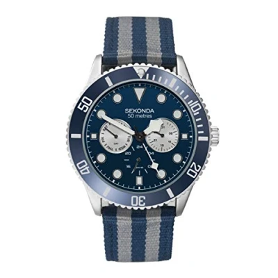Image of SEKONDA Mens Multi dial Quartz Watch with Nylon Strap 1628