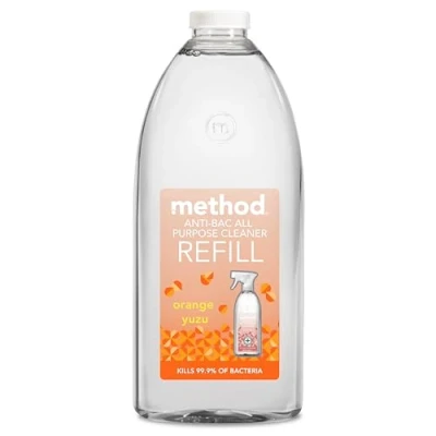 Image of Method Antibacterial Spray Refill, All Purpose Cleaner, Orange Yuzu, 2L
