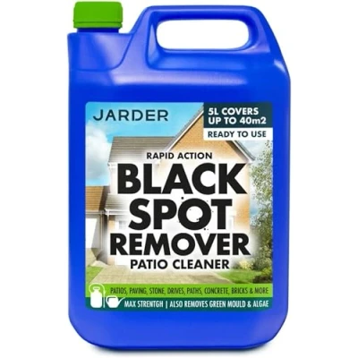 Image of Jarder Rapid Action Black Spot Remover Patio Cleaner for Stone, Block Paving, Concrete, Paths, Steps and More 5L