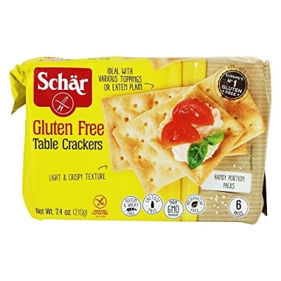 Image of Schar Gluten Free Table Crackers, 7.4 Ounce (Pack of 3)