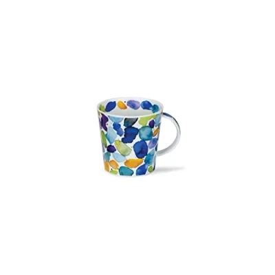 Image of Dunoon Cairngorm Fine Bone China Mug Collection Blobs! Blue