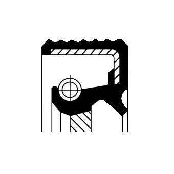 Image of 080720, 080721, 9621822480 Camshaft Seal CORTECO 20018099B Engine PEUGEOT: Boxer Van