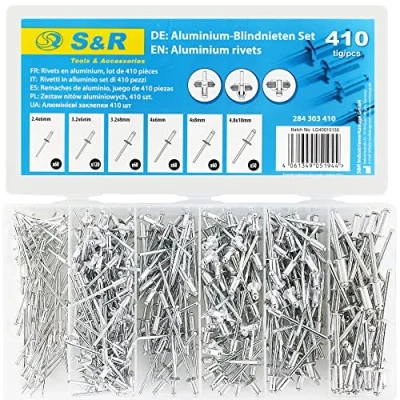 Image of S&amp;R Riveters (Blind/Pop Rivets Set 410 pcs.)