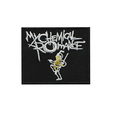Image of My Chemical Romance Rockband_2 Patch Badge Embroidered Iron on Applique Souvenir Accessory