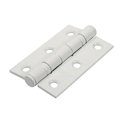 Image of TIMCO Twin Ball Bearing Hinges Steel White 76 x 51