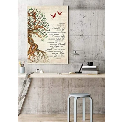 Image of BCTS Remember All My Life Poster In Metal Sign 12x16 inches