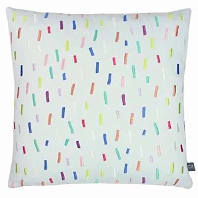 Image of Prestigious Textiles Dolly Mixture Kids Embroidered Cushion Cover Pink One Size