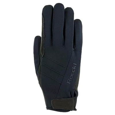 Image of Roeckl Sports equestrian gloves WISBECH, winter riding glove, black 6,5