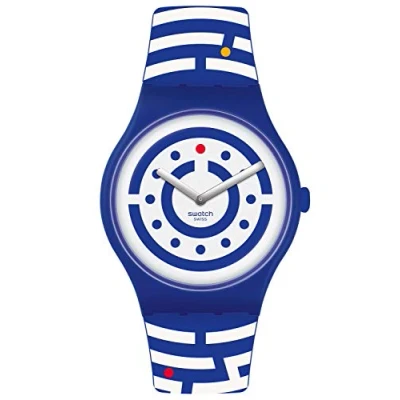 Image of Swatch Men Analogue Quartz Watch with Silicone Strap SUOZ279