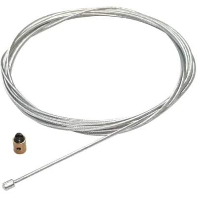 Image of cyclingcolors Throttle Cable for Motorcycle, Scooter, Quick Draw, 50 cc Diameter 1.2 mm, 3 x Universal Connector Compatible with Dell Orto Gas Moped Tiller Brushcutter Quad Pocket