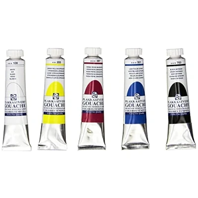 Image of Talens DESIGNERS GOUACHE 5 Colours Set for Painting on Card 20 ml,multi coloured,100515127