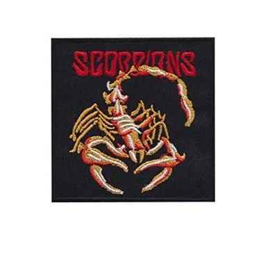 Image of Scorpions Small Hard Rock Heavy Metal Ba Patch Badge Embroidered Iron on Applique Souvenir Accessory