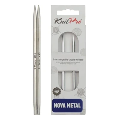 Image of KnitPro KP10423 3.75 mm Nova Interchangeable Special Circular Needles, Silver